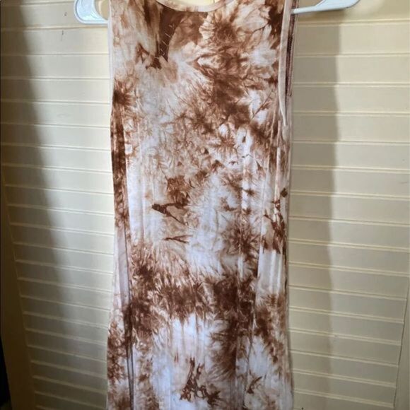 Girls Sleeveless Stretch Lycra tie-dye dress - Picture 6 of 6